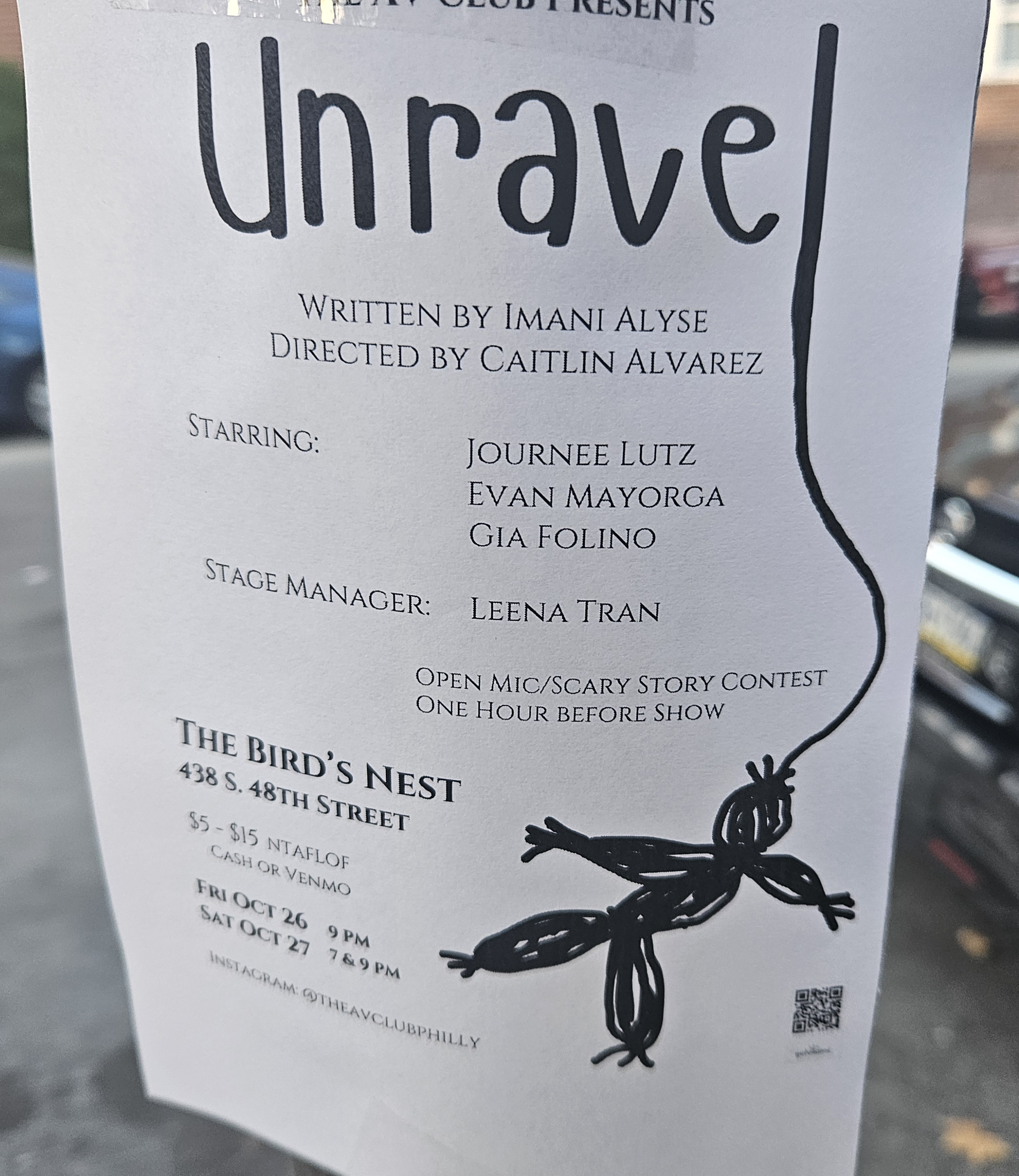 Unravel Flyer